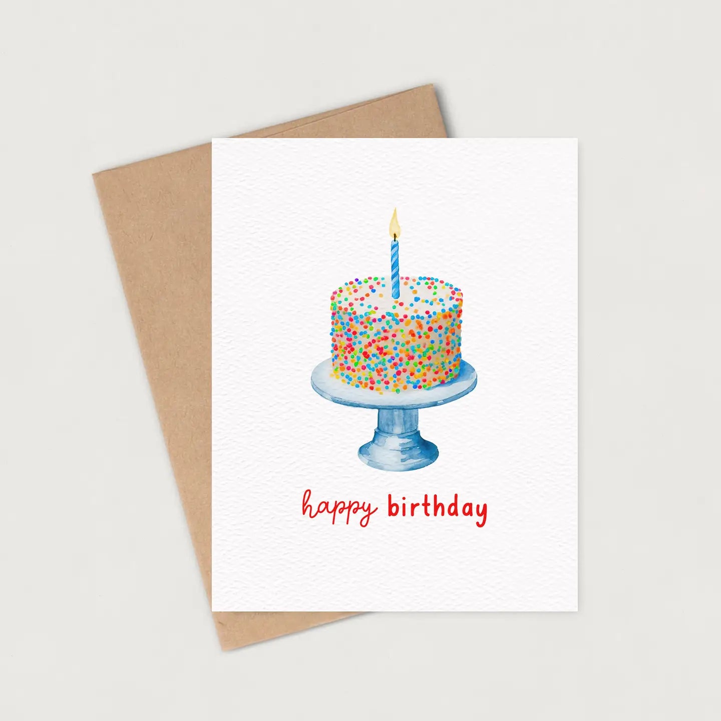 Handmade Confetti Birthday Card