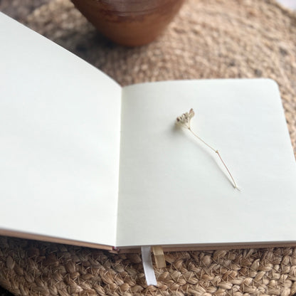 Small Square Linen Notebook