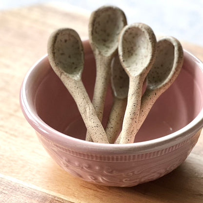 Handcrafted Mini Ceramic Spoon