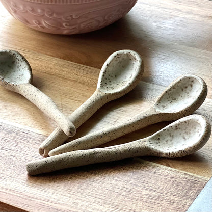 Handcrafted Mini Ceramic Spoon