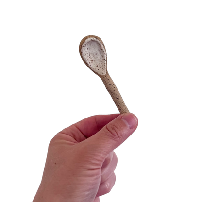 Handcrafted Mini Ceramic Spoon